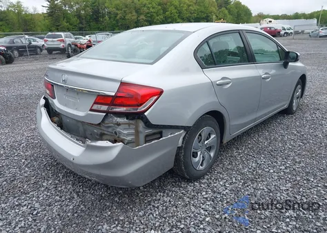 2014 Honda Civic Lx z USA, uszkodzony, nr VIN 2HGFB2F51EH509165